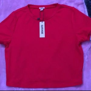 red garage shirt